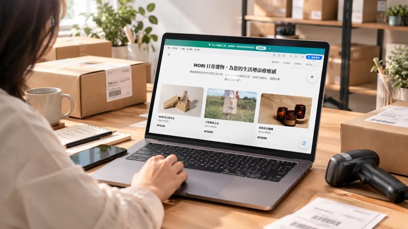 上架商品到 Kanorio 示意圖