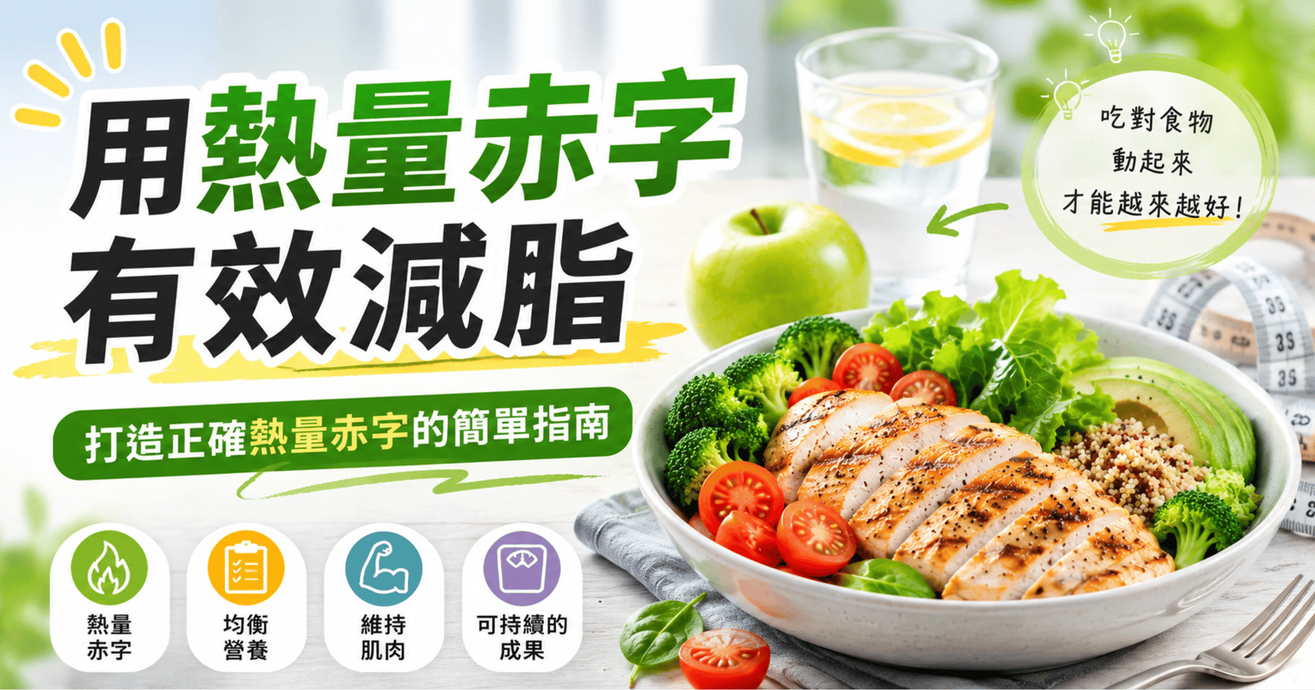 減脂一定要精算熱量嗎？選對「食材」比跟數字斤斤計較更重要！