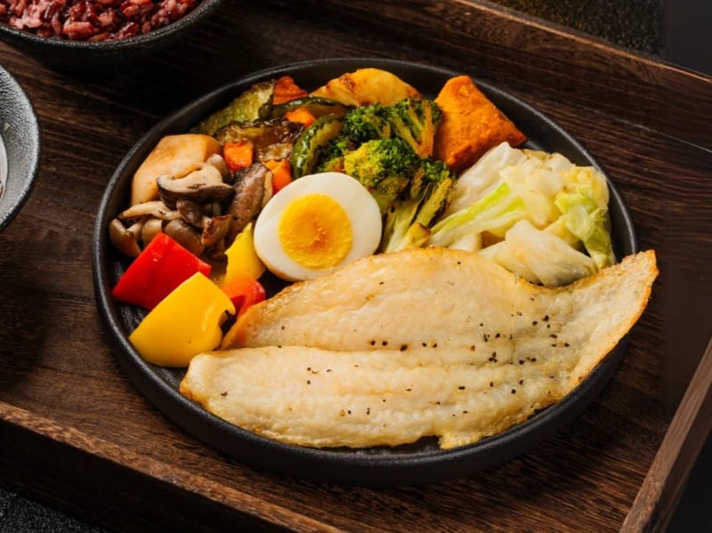 竹北會議餐盒 鹽烤巴沙魚｜Salt-Roasted Basa Fish