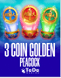 3 Coin Golden Peacock
