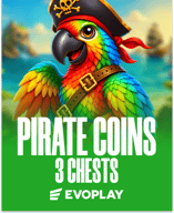 Pirate Coins: 3 Chests