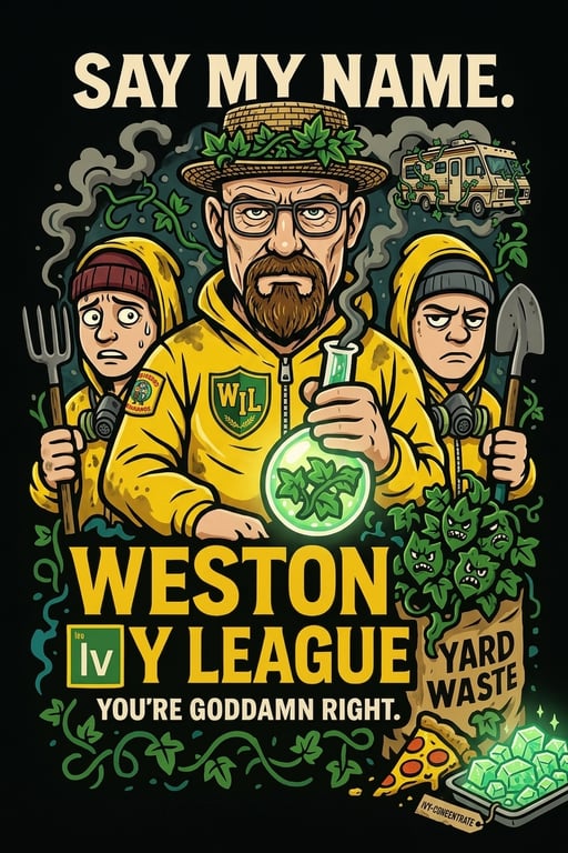 Say My Name — Breaking Bad / Weston Ivy League fake poster