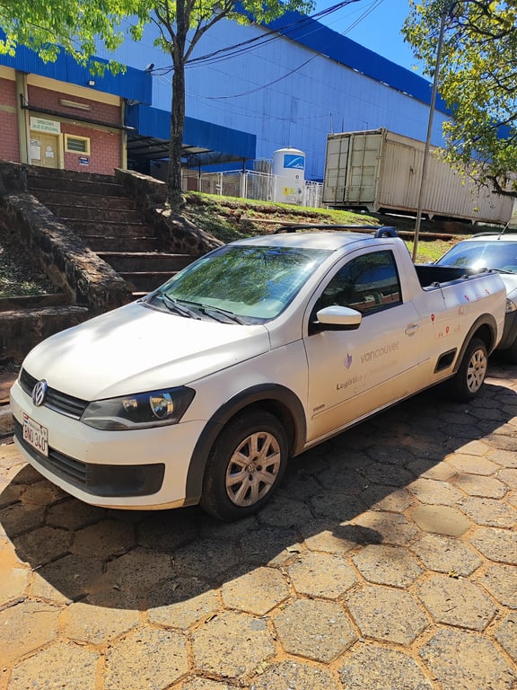 Volkswagen Saveiro, 1.6L cabina simple total flex. Año 2014. COLOR BLANCO. Ubicación: Luque.