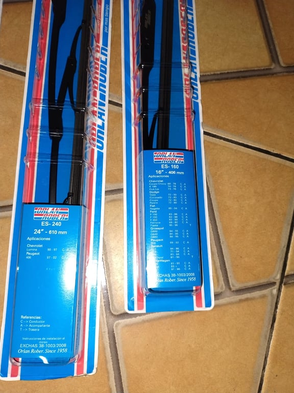 5 limpia parabrisa surtido