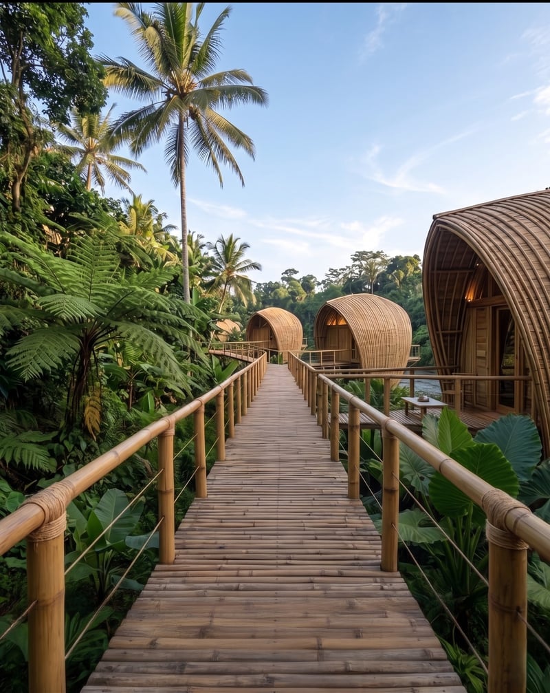 Walkaway of Gaia Commercial Resort Villa, Fiji