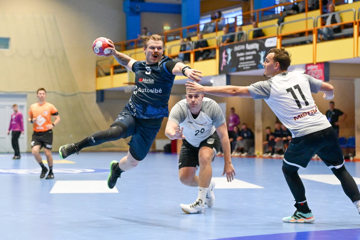 HC Dragunas turn second-half battle into 32–27 victory over Tallinna Mistra