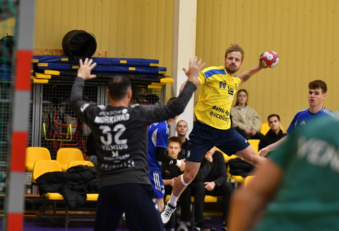 Viljandi Edge Šviesa 21–20 in Baltic Handball League Thriller