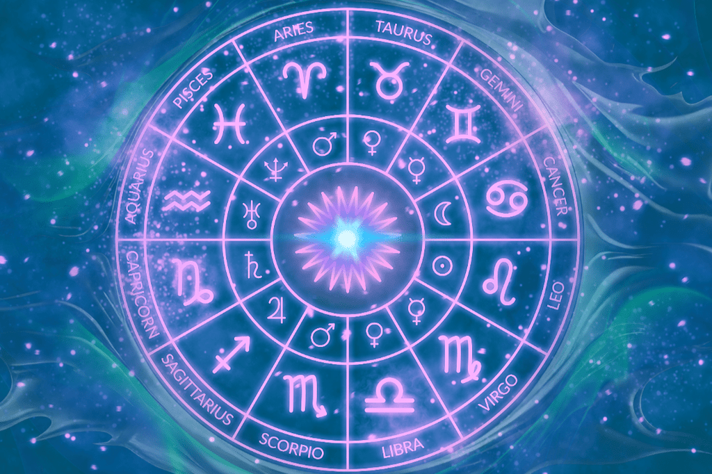 astrological wheel