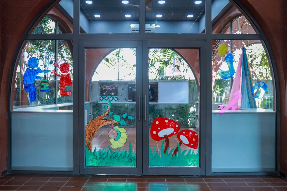 Classroom entrance at FALH
