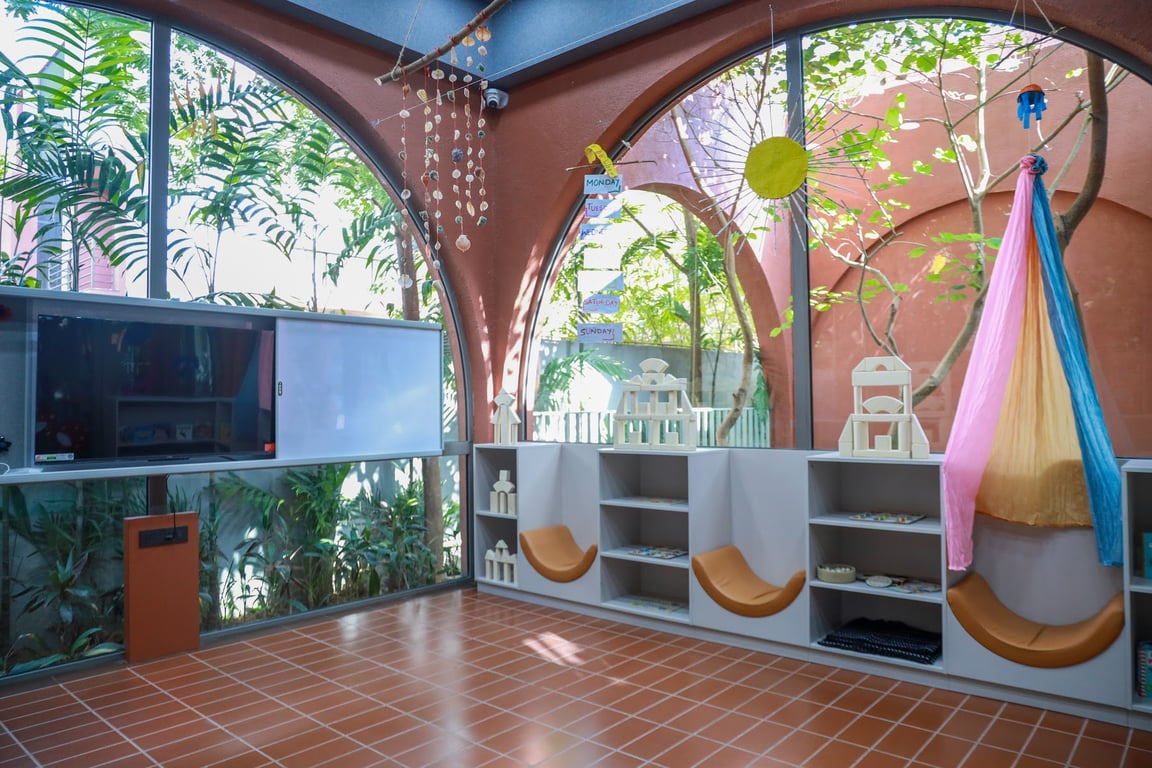 Sensory play corner