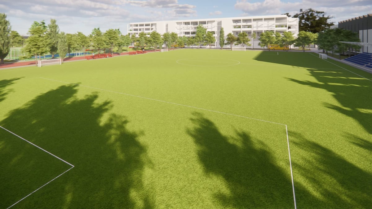 FSM football field (render)