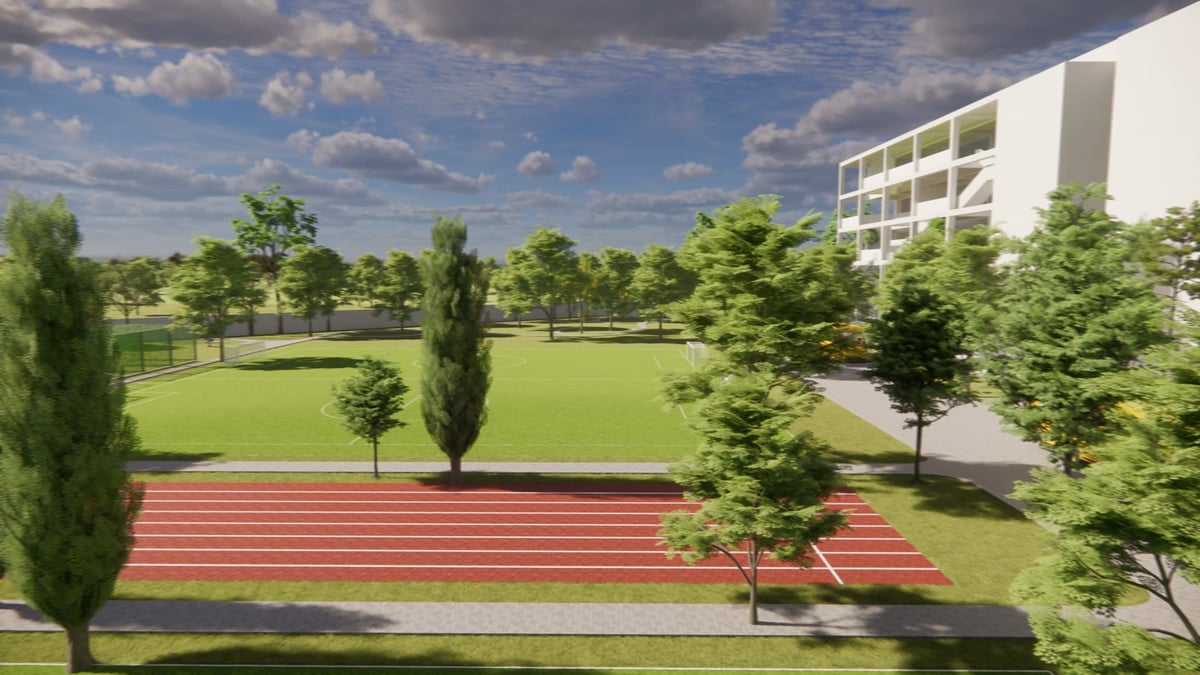 FSM campus aerial view (render)