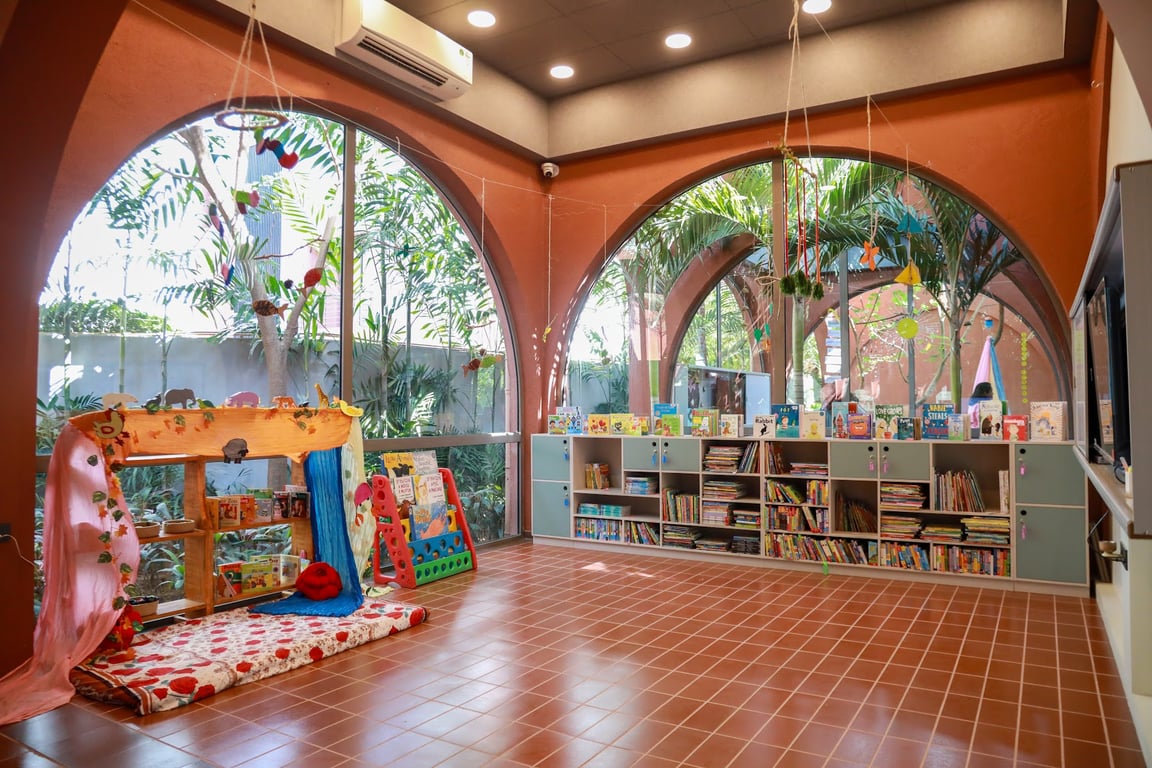 Classroom with reading nook