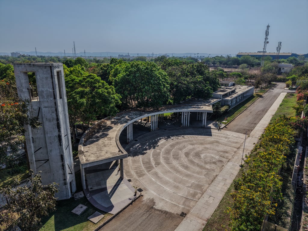 FWGS Campus aerial view
