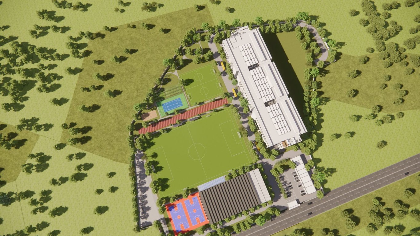 FSM campus aerial view (render)