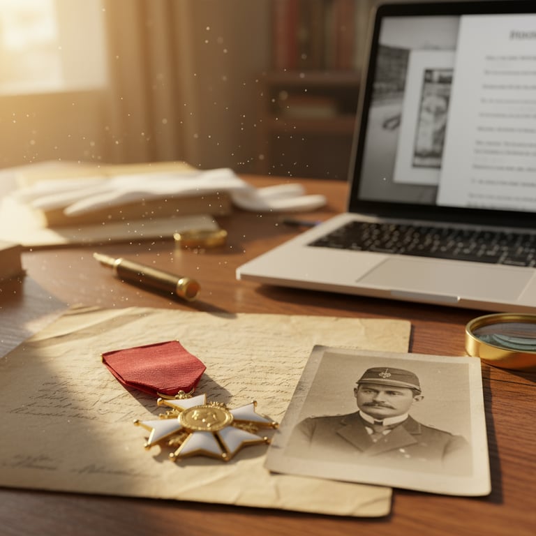 Votre nom dans les registres de la Légion d'honneur ?