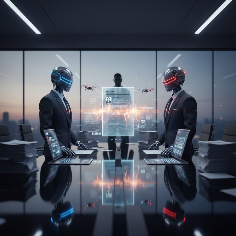 IA contre IA : La bataille des robots en recrutement 2025