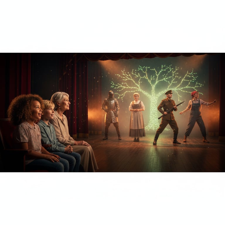 Votre nom de famille sur scène : le théâtre, nouvelle arme ludique