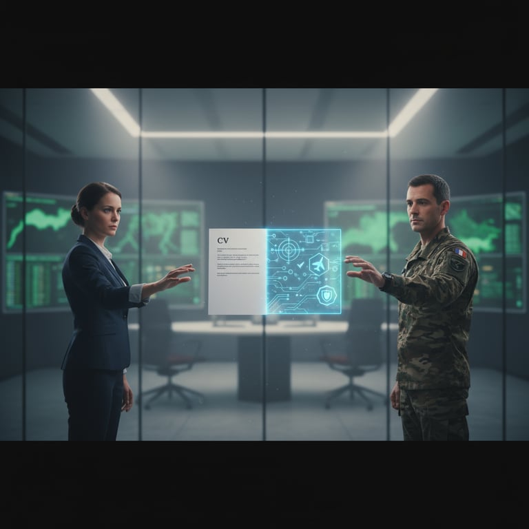Défense recrute en 2025 : traduire votre CV civil pour passer les filtres