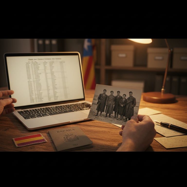 Votre nom dans le nouveau fichier des réfugiés espagnols ?