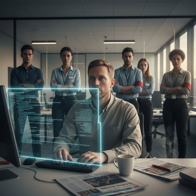 Un algorithme à votre bureau : la grève à L’Équipe annonce le déclin de votre emploi