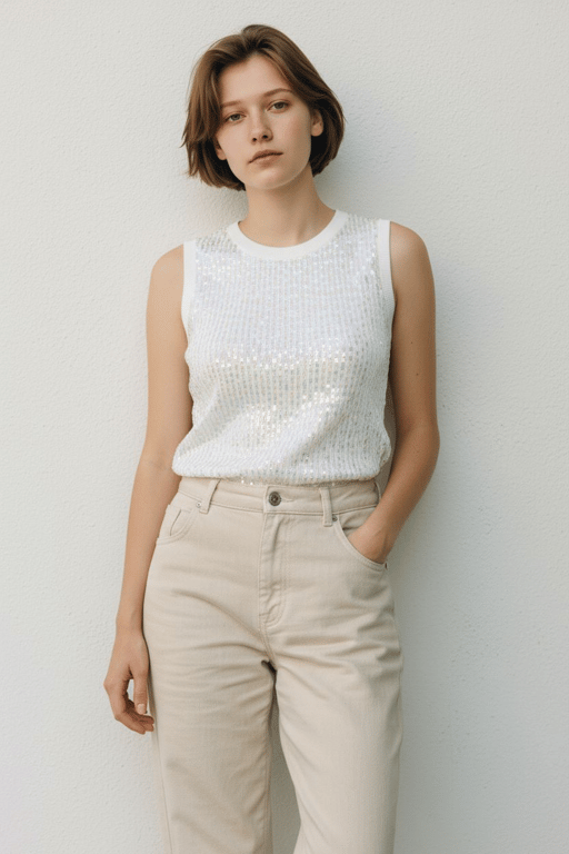 بلوزه تريكو سواريه SHEIN