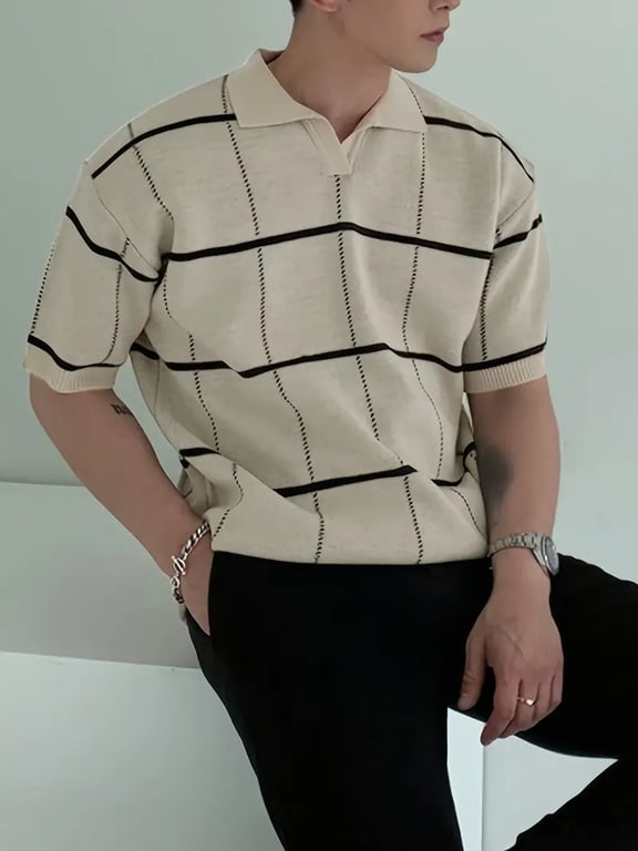 بلوفر تريكو رجالي SHEIN