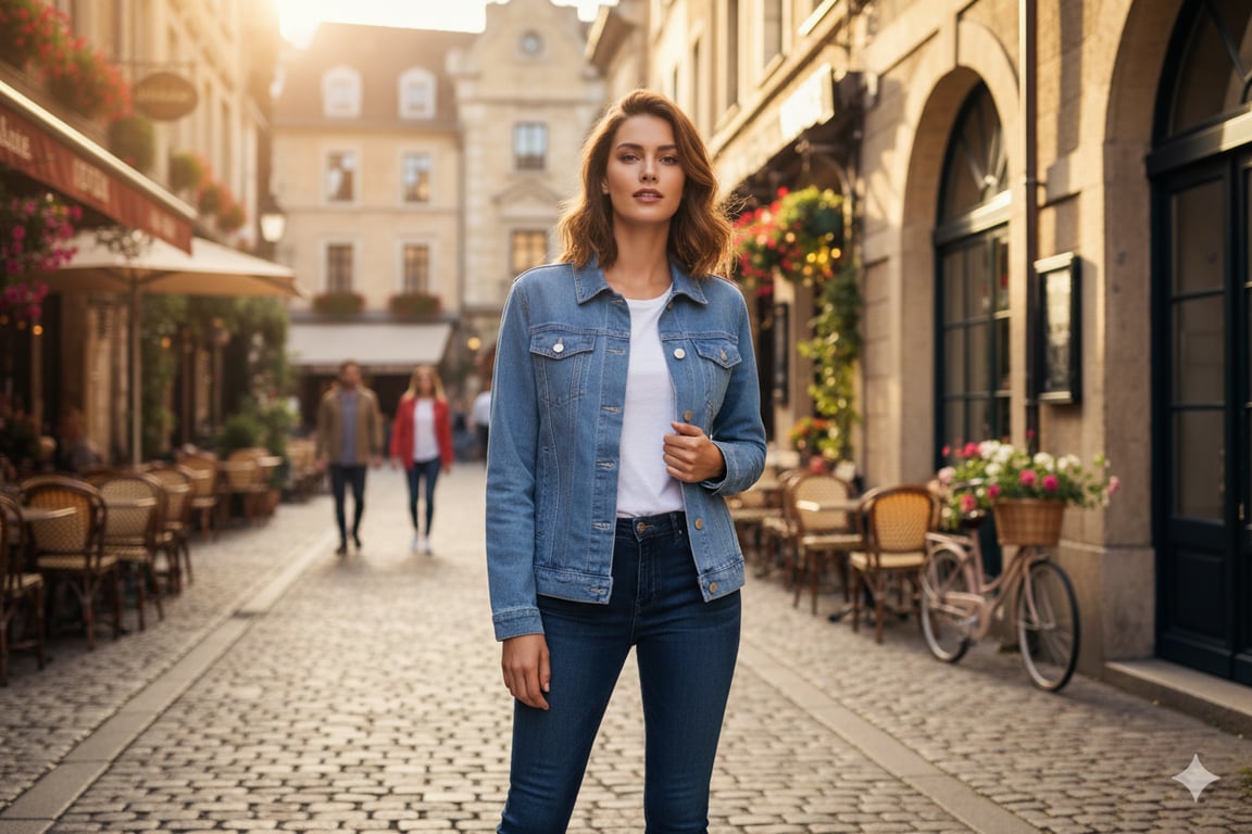 جاكيت جينز SHEIN