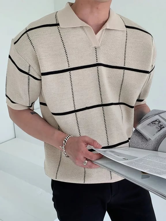 بلوفر تريكو رجالي SHEIN