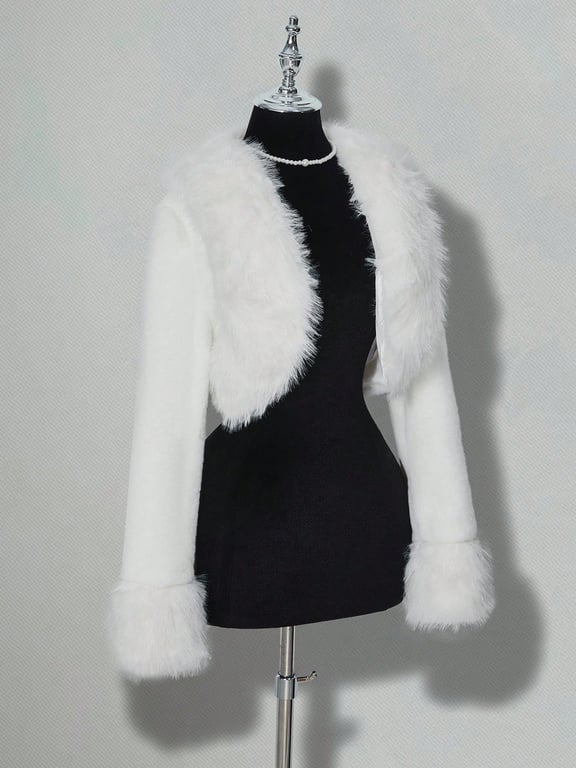 جاكيت بفرو SHEIN