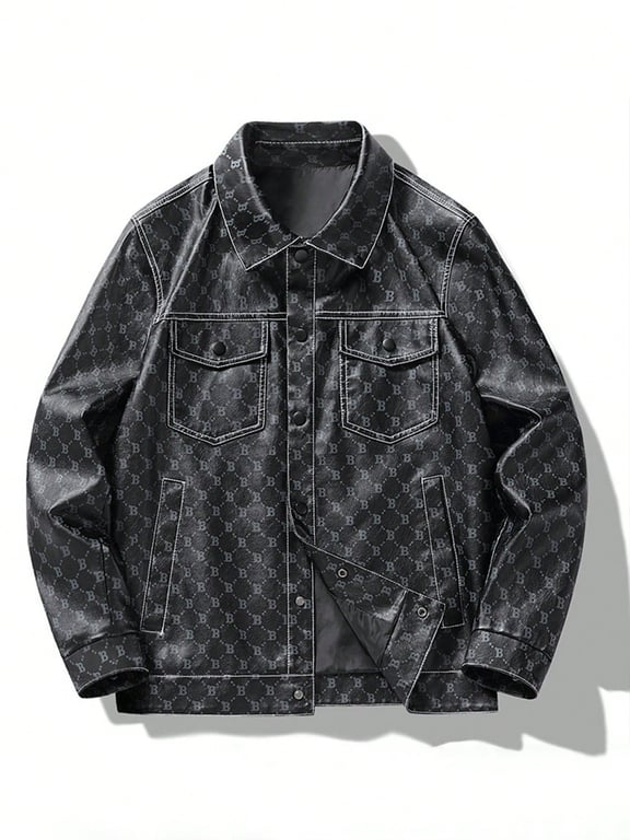 جاكيت  جلد SHEIN