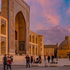 Uzbekistan and Tashkent with Samarkand