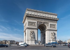 Arc de Triomphe in Paris|Eiffel Tower- France Famous Places|Louvre Museum in Paris|Notre-dam-catherdal|Montmartre in Paris|Tuileries Garden in Paris|Musée d'Orsay in Paris|Palais Garnier in Paris|The Latin Quarter in Paris|Luxembourg Garden in Paris