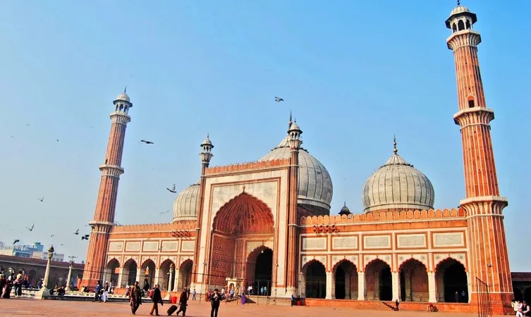 Jama Masjid in Delhi, one of the most visited holy places of Islam in India
