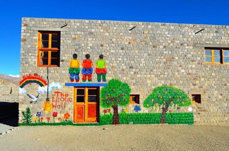 Rancho School Shey Ladakh|Rancho School|Rancho-School|Rancho Wall