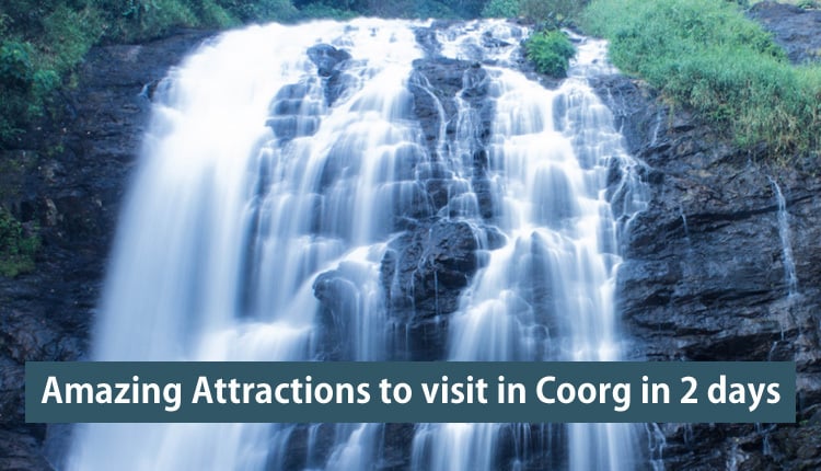 Waterfall view in coorg|Talakaveri in Coorg|Raja's seat in coorg|Omkareshwar Temple|Nagarhole National Park|Bhramgiri Hills|Chikli Hole Dam|Triveni Sangam Coorg