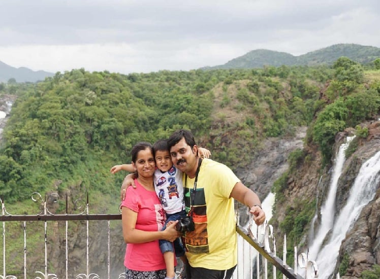 Near Bangalore with family
