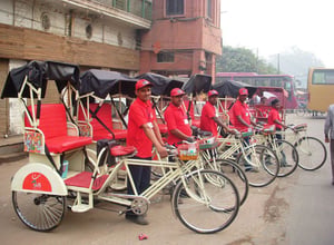 |Rickshaw Ride at Chandni Chowk|Rickshaw Ride at Jama Masjid|Rickshaw Ride at Red Fort