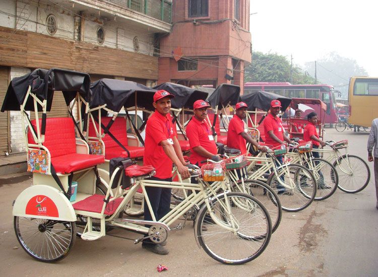 |Rickshaw Ride at Chandni Chowk|Rickshaw Ride at Jama Masjid|Rickshaw Ride at Red Fort