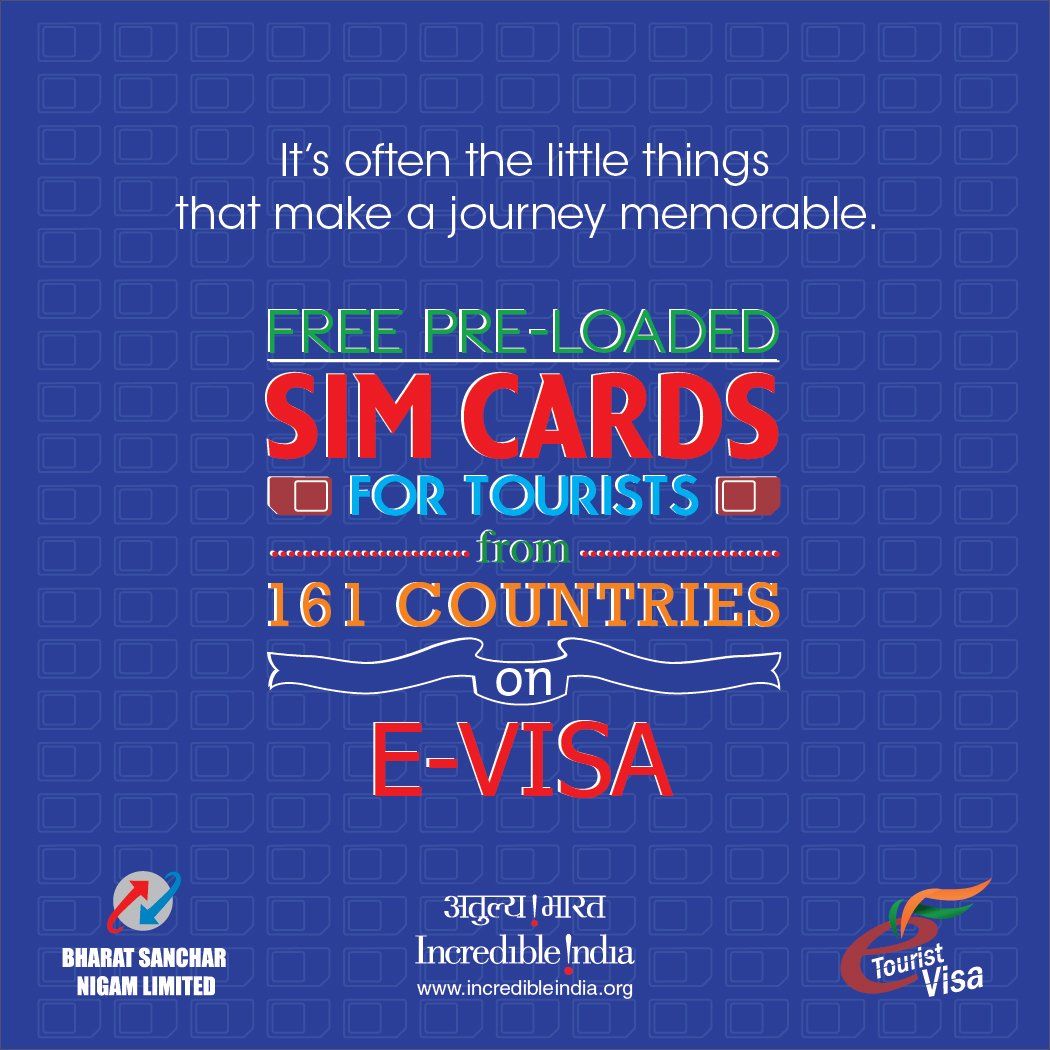 Free SIM Cards for Foreign Tourists on e-visa||