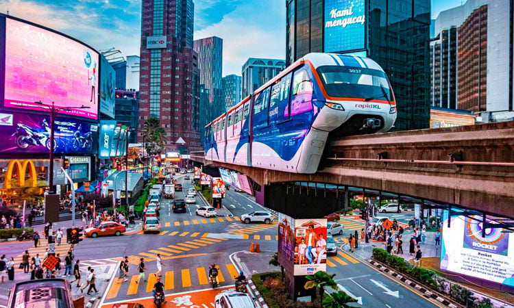 Arrival in Kuala Lumpur