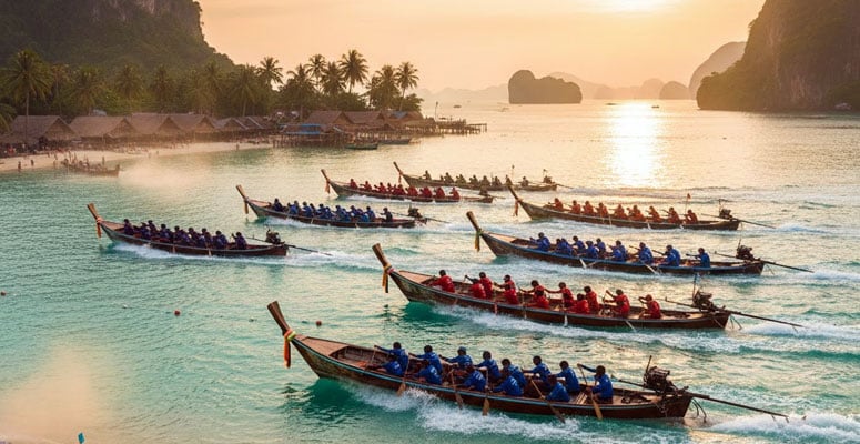 Kerala snake-boat races on the backwaters