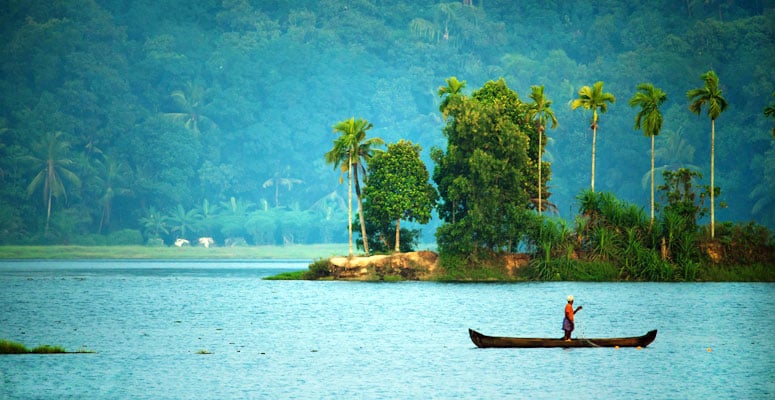 Kollam backwaters and Ashtamudi Lake