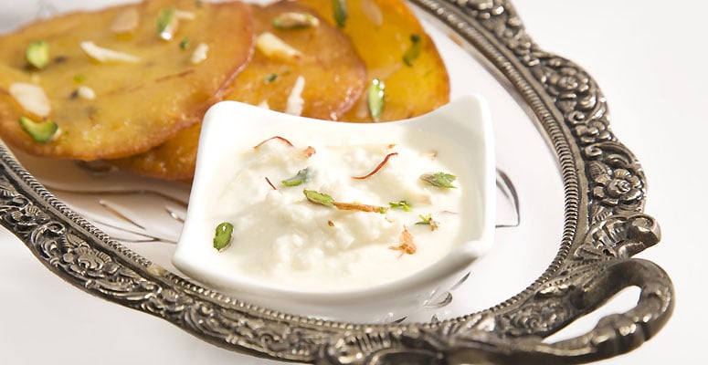 Malpua with Rabri