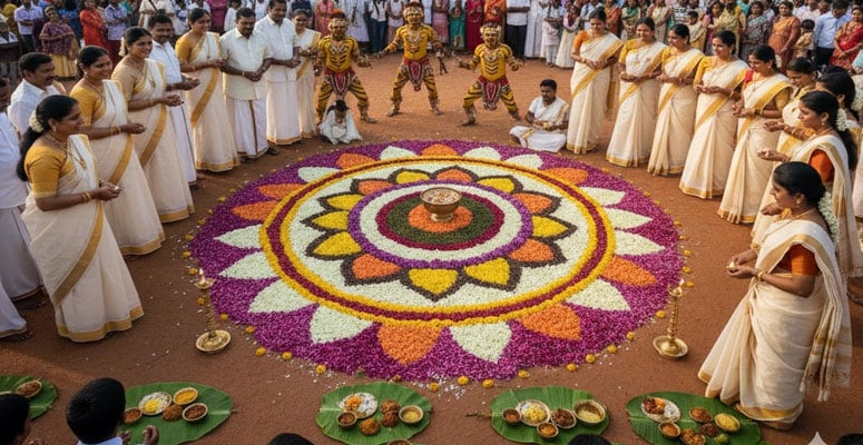 Onam festival celebrations in Kerala