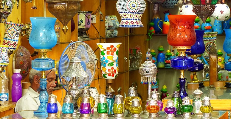 Jaipur bazaars and shopping streets