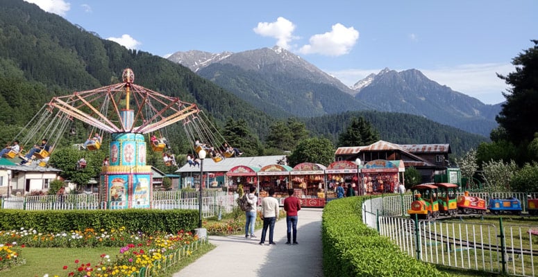Lidder Amusement Park in Pahalgam