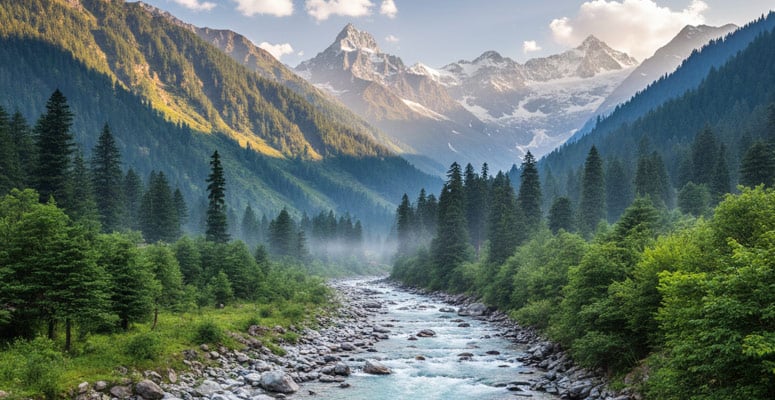 Lidder River in Pahalgam