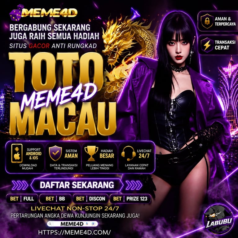 MEME4D Platform Terbaik Togel Online & Menjadi Pusat Ladang Cuan Terbesar