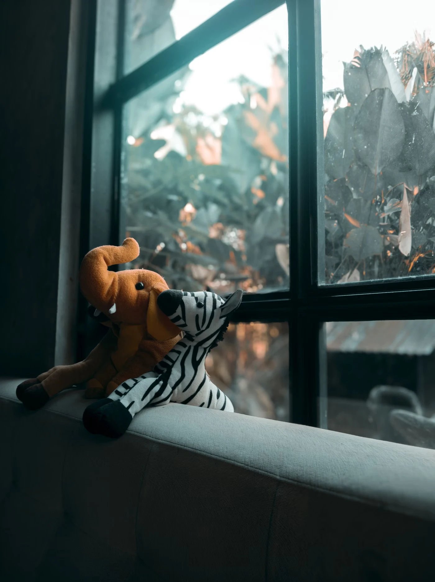 Peluş Fil ve Zebra - 1